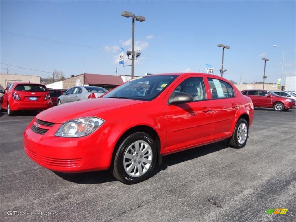 Victory Red 2010 Chevrolet Cobalt LS Sedan Exterior Photo #79420169