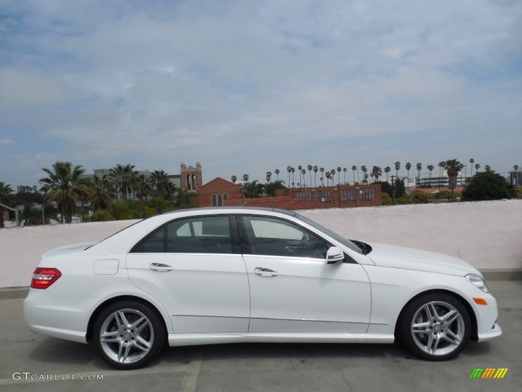 Polar White 2013 Mercedes-Benz E 550 4Matic Sedan Exterior Photo #79420774