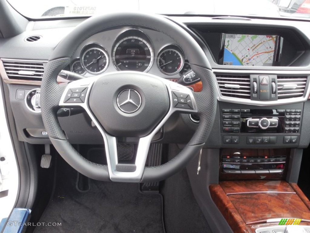 2013 Mercedes-Benz E 550 4Matic Sedan Black Dashboard Photo #79420844