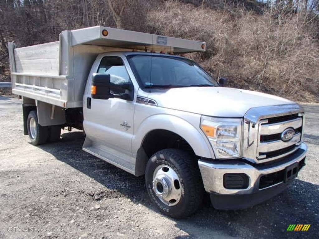 2011 Ford F350 Super Duty XL Regular Cab 4x4 Chassis Dump Truck Exterior Photos