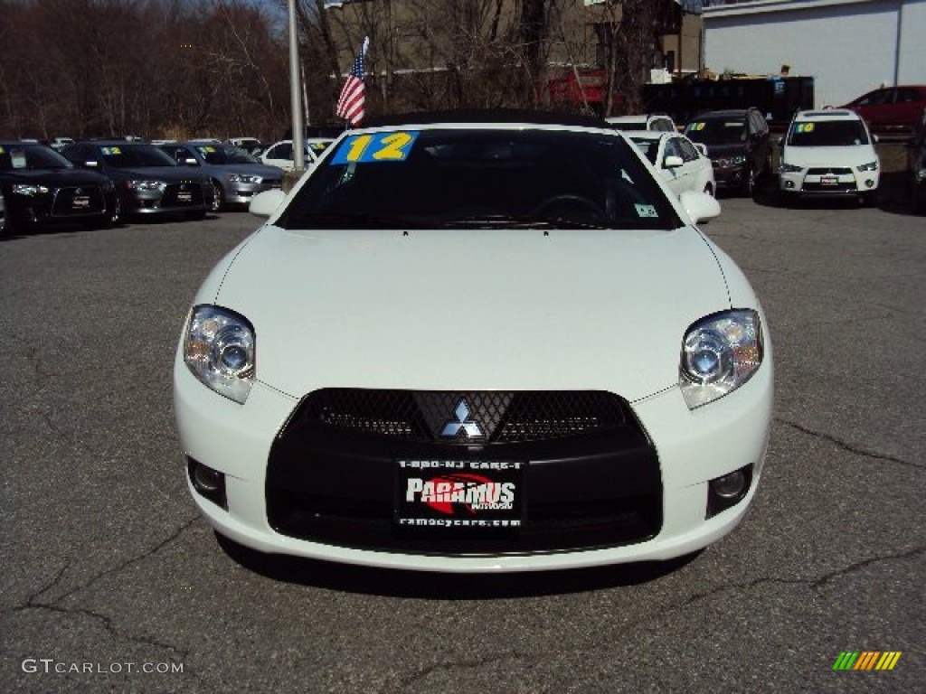 2012 Eclipse Spyder GS Sport - Northstar White / Dark Charcoal photo #2