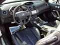 Dark Charcoal 2012 Mitsubishi Eclipse Spyder GS Sport Interior Color