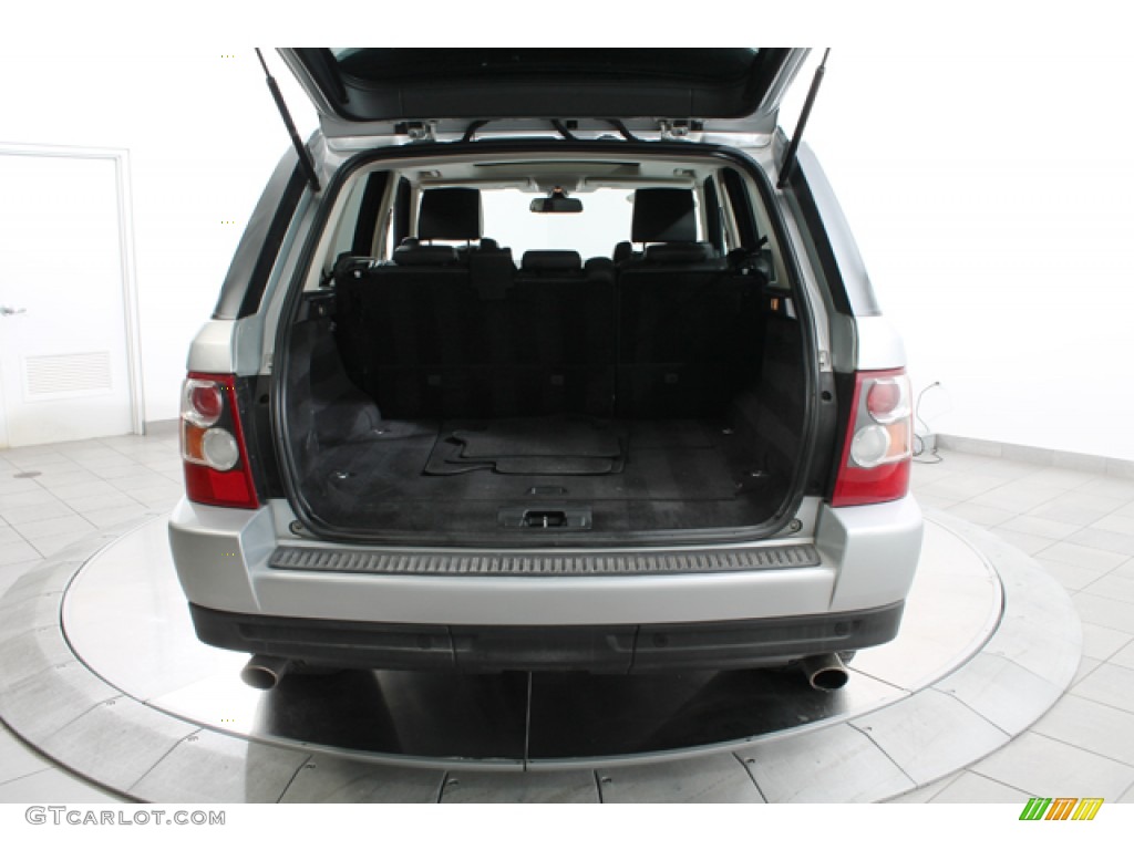 2008 Range Rover Sport Supercharged - Zermatt Silver Metallic / Ebony Black photo #22