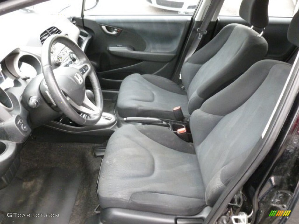 Sport Black Interior 2009 Honda Fit Sport Photo #79423088
