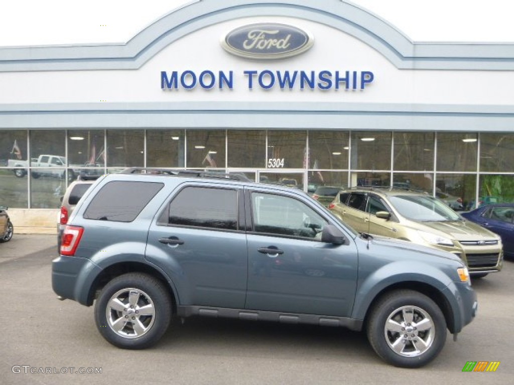 2010 Escape XLT V6 4WD - Steel Blue Metallic / Charcoal Black photo #1