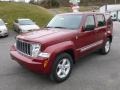 2012 Deep Cherry Red Crystal Pearl Jeep Liberty Limited 4x4  photo #3