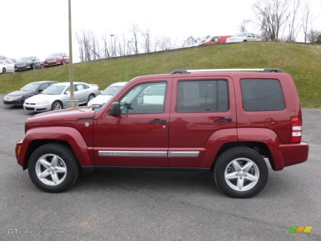 Deep Cherry Red Crystal Pearl 2012 Jeep Liberty Limited 4x4 Exterior Photo #79423513