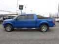 2009 Blue Flame Metallic Ford F150 XLT SuperCrew 4x4  photo #4