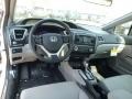 2013 Alabaster Silver Metallic Honda Civic LX Sedan  photo #12