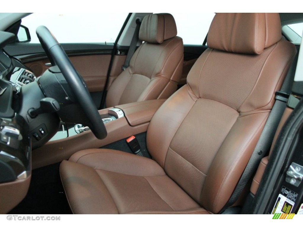 Cinnamon Brown Dakota Leather Interior 2010 BMW 5 Series 535i Gran Turismo Photo #79427658
