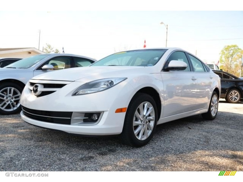 2012 MAZDA6 i Touring Sedan - White Platinum Pearl / Black photo #1