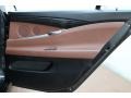 2010 BMW 5 Series Cinnamon Brown Dakota Leather Interior Door Panel Photo