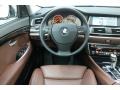 2010 BMW 5 Series Cinnamon Brown Dakota Leather Interior Dashboard Photo