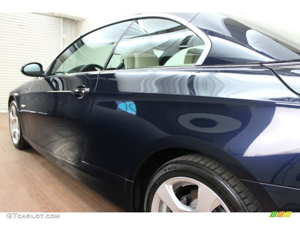 2009 3 Series 328i Convertible - Monaco Blue Metallic / Cream Beige Dakota Leather photo #15