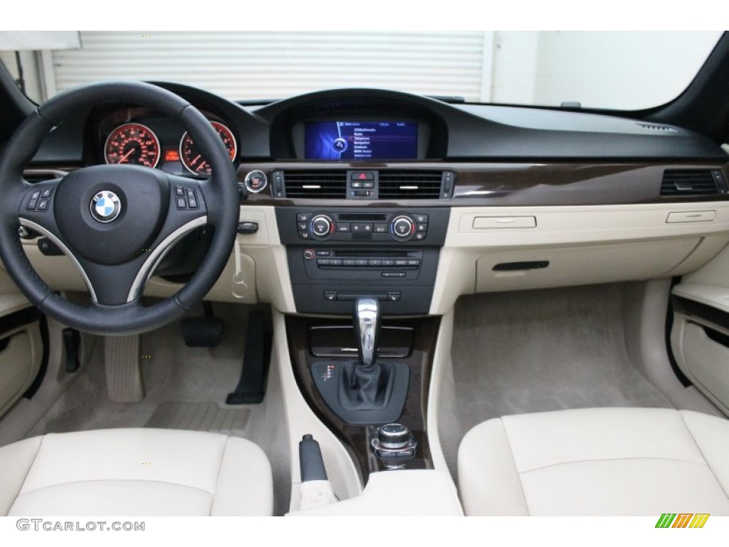 2009 3 Series 328i Convertible - Monaco Blue Metallic / Cream Beige Dakota Leather photo #19