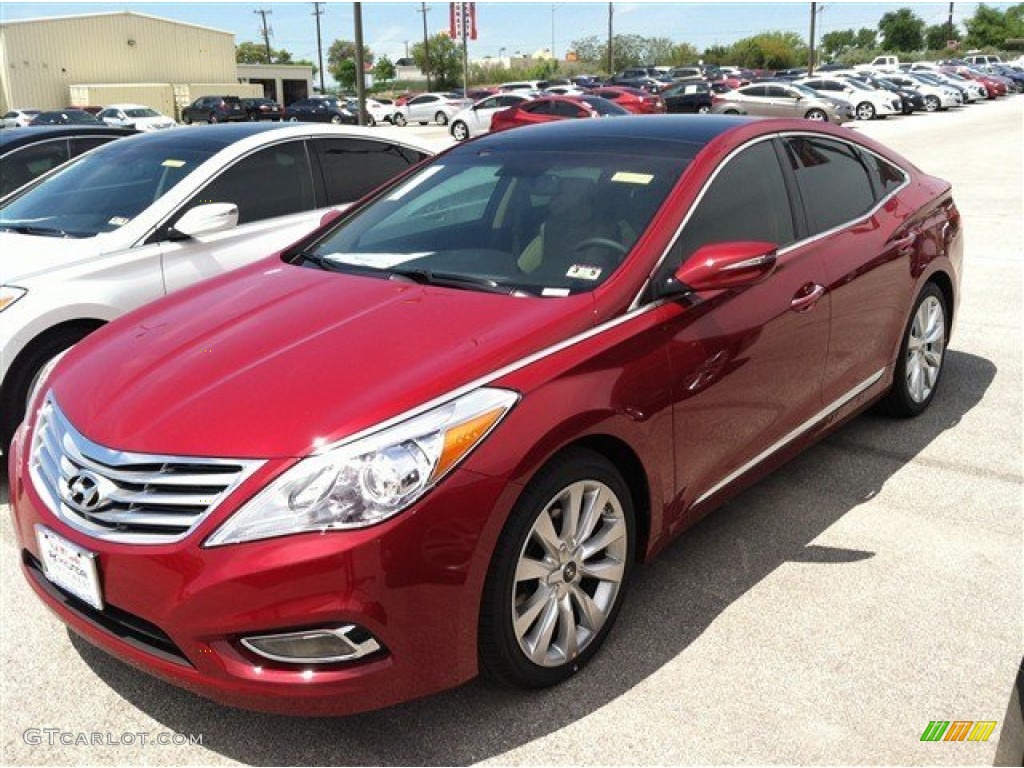 2013 Azera  - Venetian Red Pearl / Camel photo #1