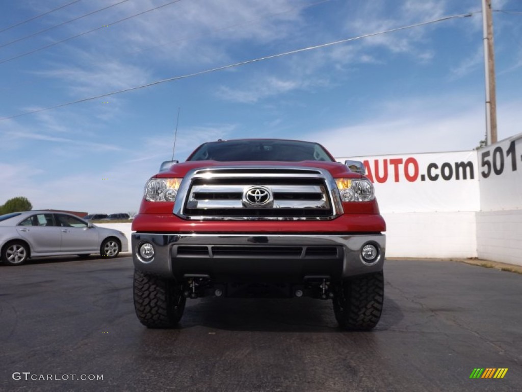2013 Tundra SR5 CrewMax 4x4 - Barcelona Red Metallic / Graphite photo #2