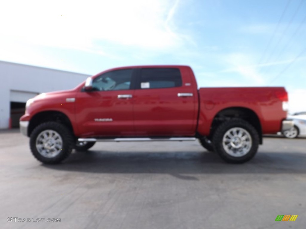 2013 Tundra SR5 CrewMax 4x4 - Barcelona Red Metallic / Graphite photo #4