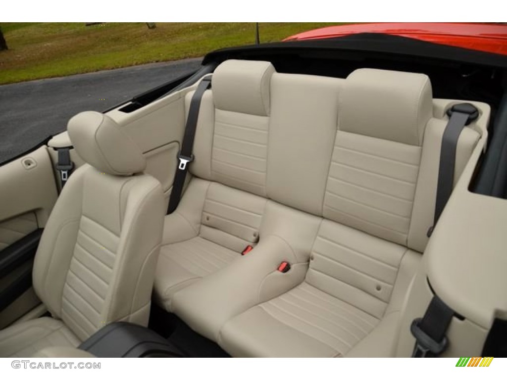 2010 Ford Mustang GT Premium Convertible Rear Seat Photos