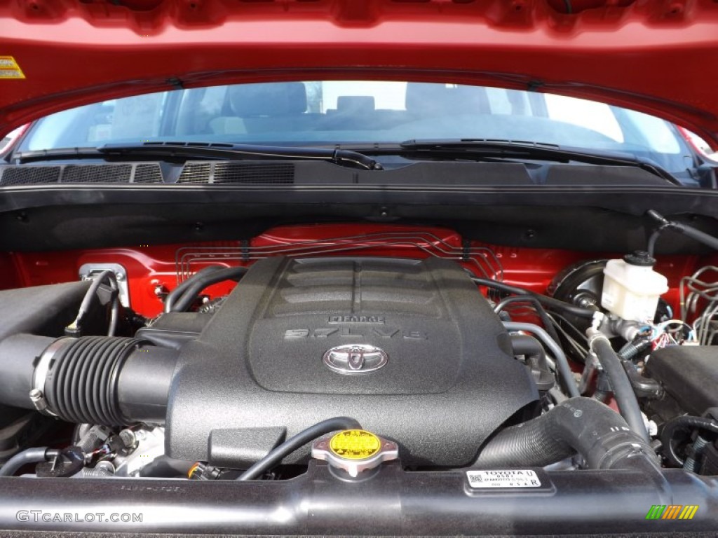 2013 Tundra SR5 CrewMax 4x4 - Barcelona Red Metallic / Graphite photo #21