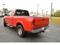 2002 Bright Red Ford F150 Lariat SuperCab 4x4  photo #7