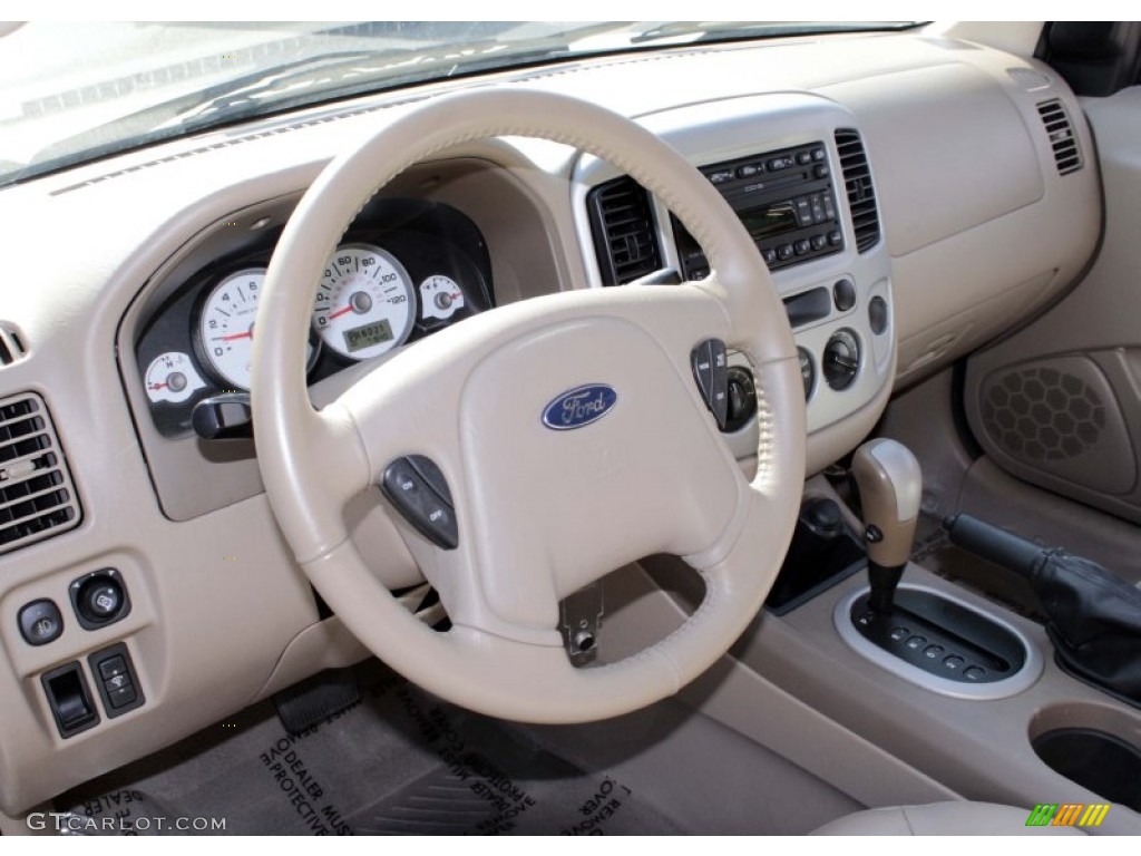 2006 Ford Escape XLT V6 4WD Medium/Dark Pebble Dashboard Photo #79429781
