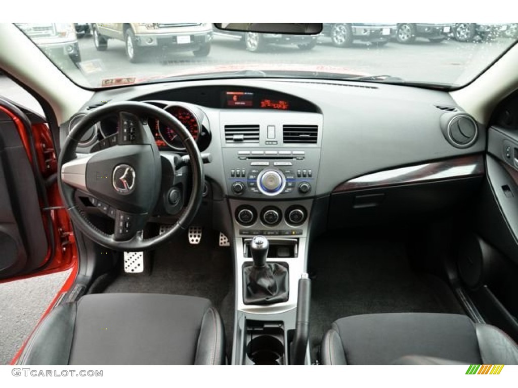 2010 Mazda MAZDA3 MAZDASPEED3 Sport 5 Door Black/Red Dashboard Photo #79430270