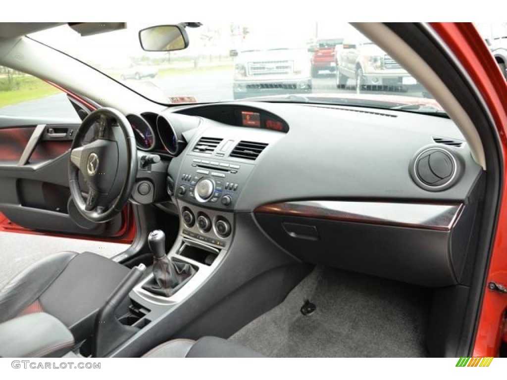 2010 Mazda MAZDA3 MAZDASPEED3 Sport 5 Door Black/Red Dashboard Photo #79430322