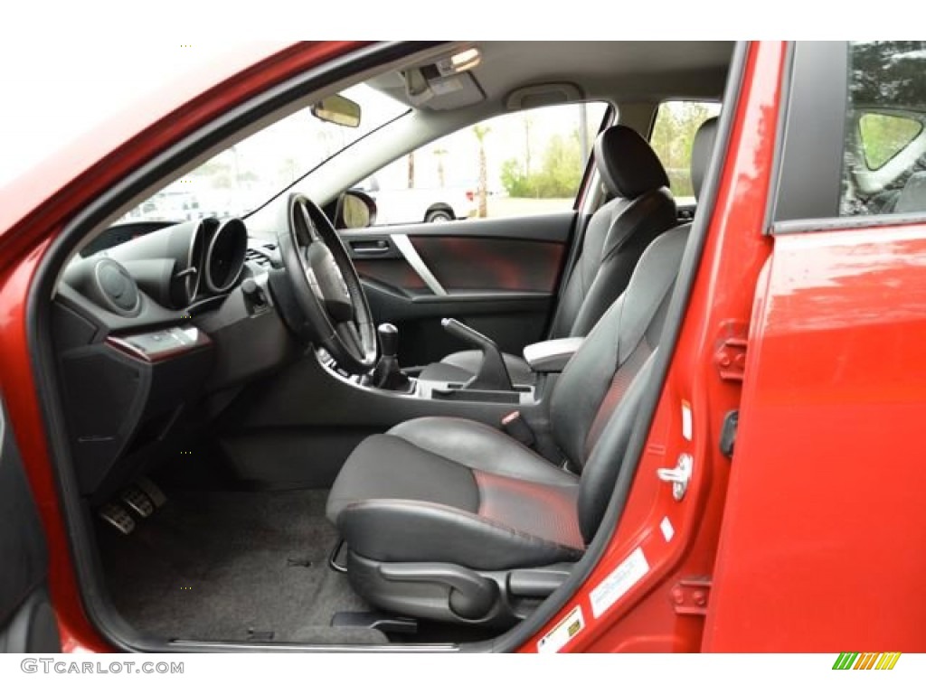 Black/Red Interior 2010 Mazda MAZDA3 MAZDASPEED3 Sport 5 Door Photo #79430351