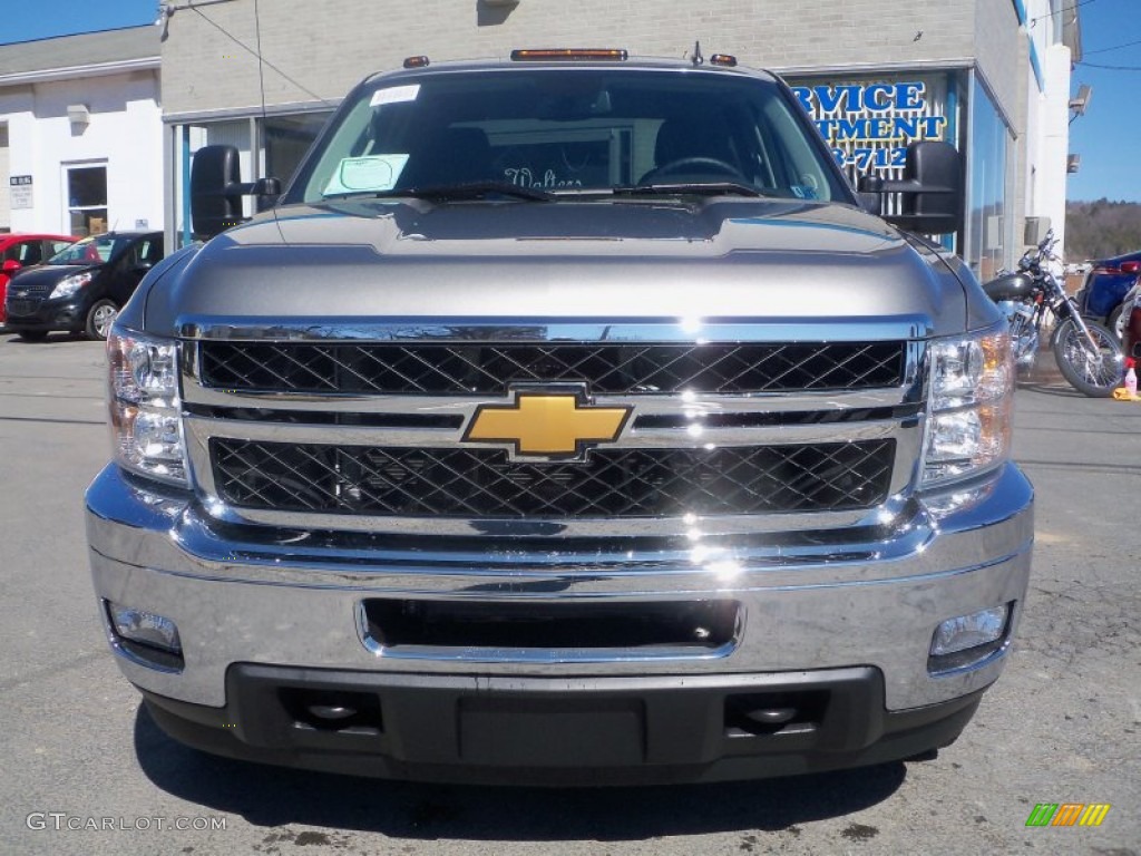 2013 Silverado 2500HD LT Crew Cab 4x4 - Graystone Metallic / Ebony photo #2