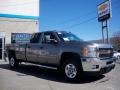 2013 Graystone Metallic Chevrolet Silverado 2500HD LT Crew Cab 4x4  photo #3