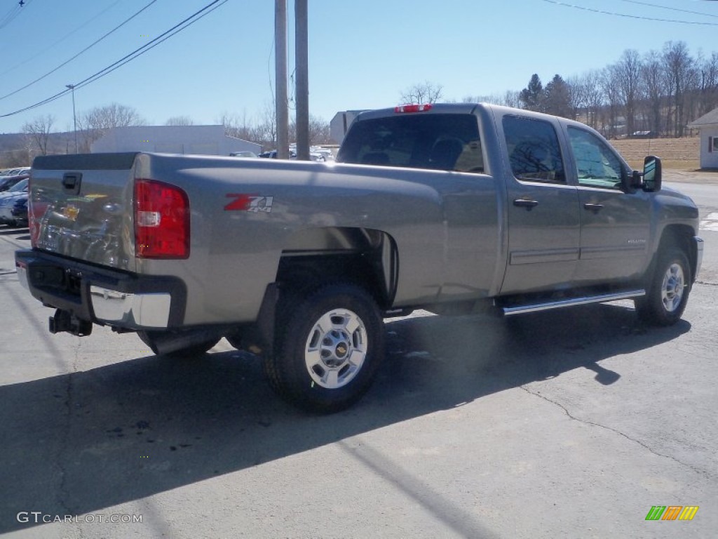 2013 Silverado 2500HD LT Crew Cab 4x4 - Graystone Metallic / Ebony photo #5