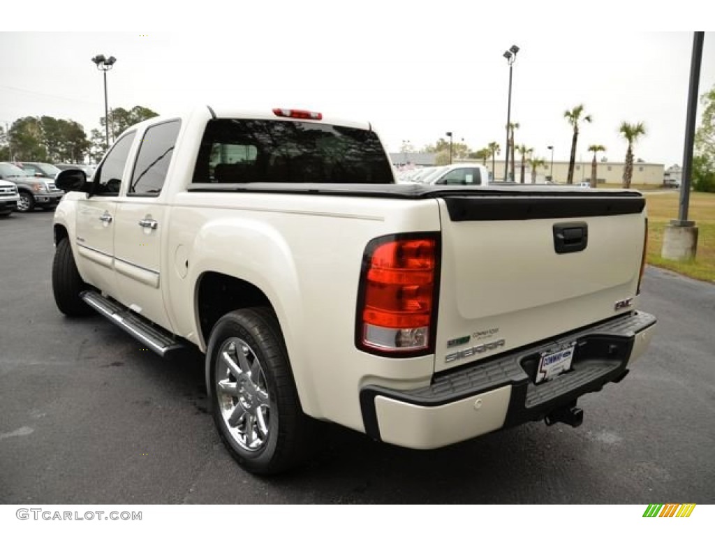 2010 Sierra 1500 Denali Crew Cab AWD - Summit White / Cocoa/Light Cashmere photo #7