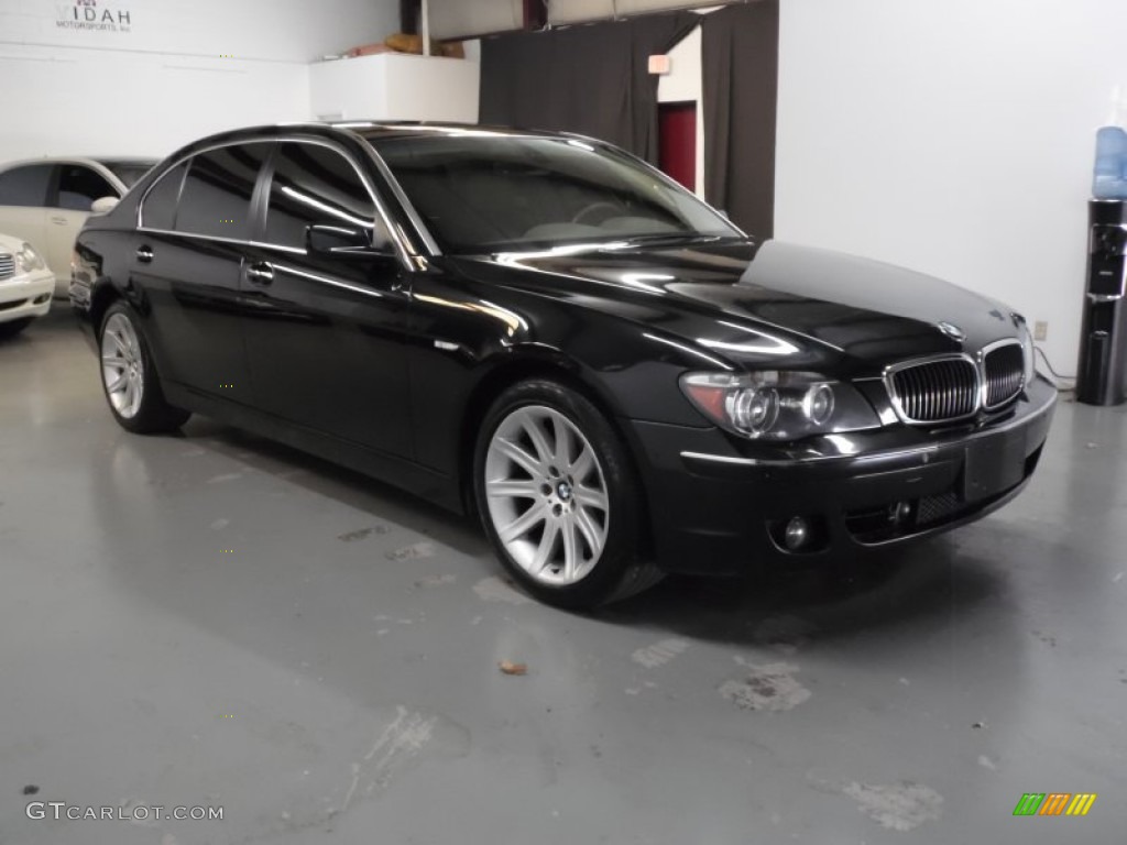 Jet Black 2008 BMW 7 Series 750Li Sedan Exterior Photo #79431668