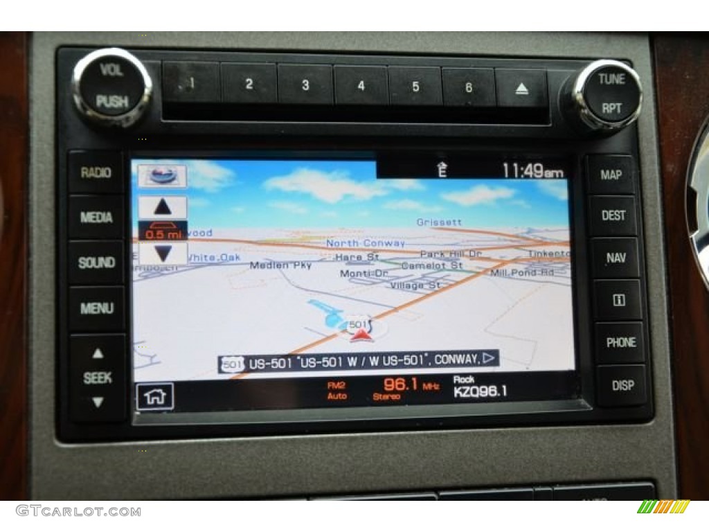 2011 Ford F350 Super Duty Lariat Crew Cab 4x4 Dually Navigation Photo #79432392