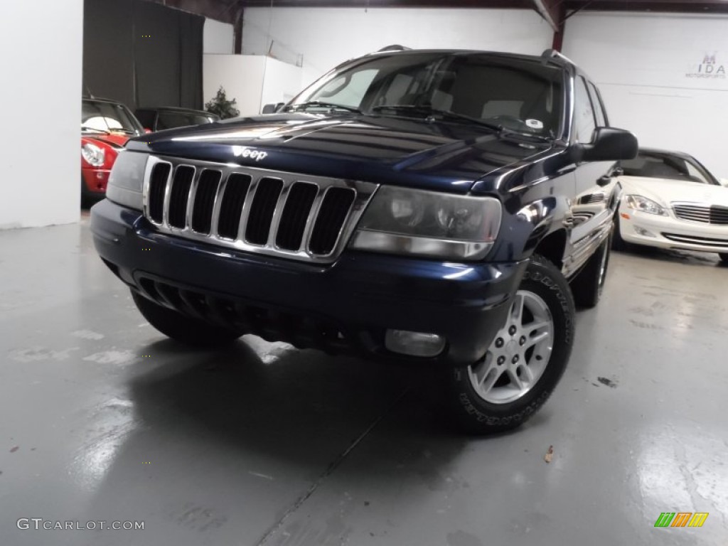 2002 Grand Cherokee Laredo 4x4 - Patriot Blue Pearlcoat / Dark Slate Gray photo #3