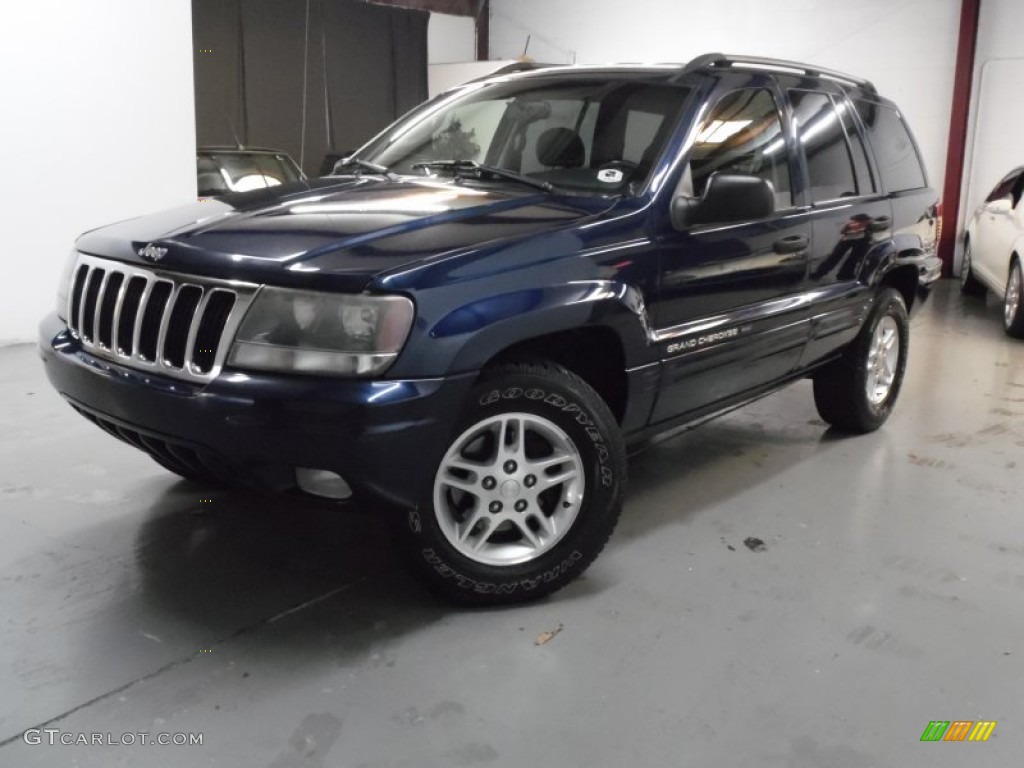 2002 Grand Cherokee Laredo 4x4 - Patriot Blue Pearlcoat / Dark Slate Gray photo #4