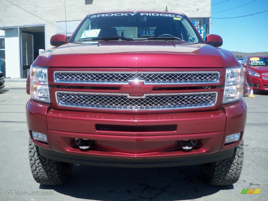 2013 Silverado 1500 LT Crew Cab 4x4 - Deep Ruby Metallic / Ebony photo #2