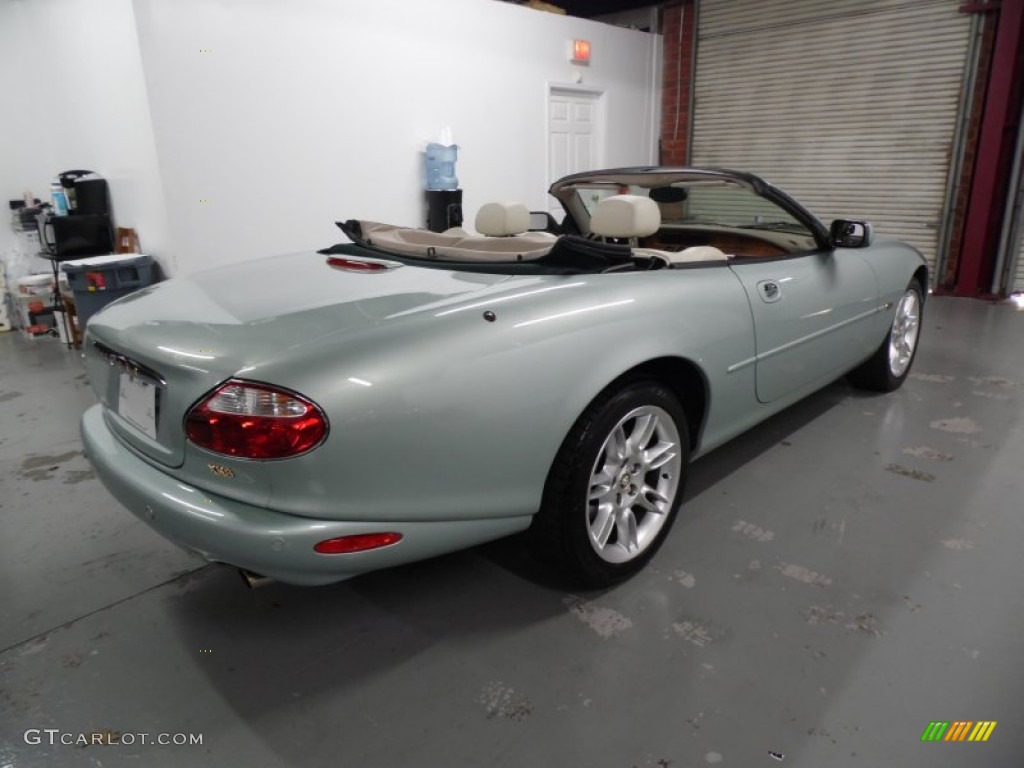 2001 XK XK8 Convertible - Seafrost Pearl / Ivory photo #23