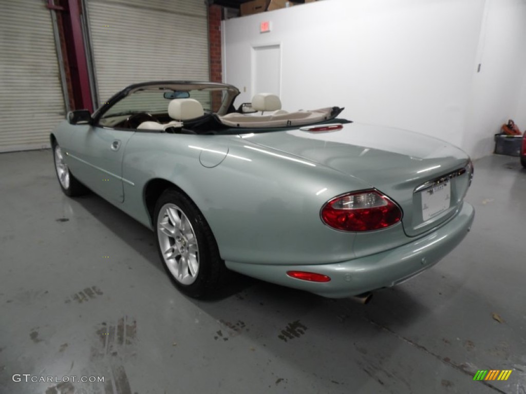 2001 XK XK8 Convertible - Seafrost Pearl / Ivory photo #24