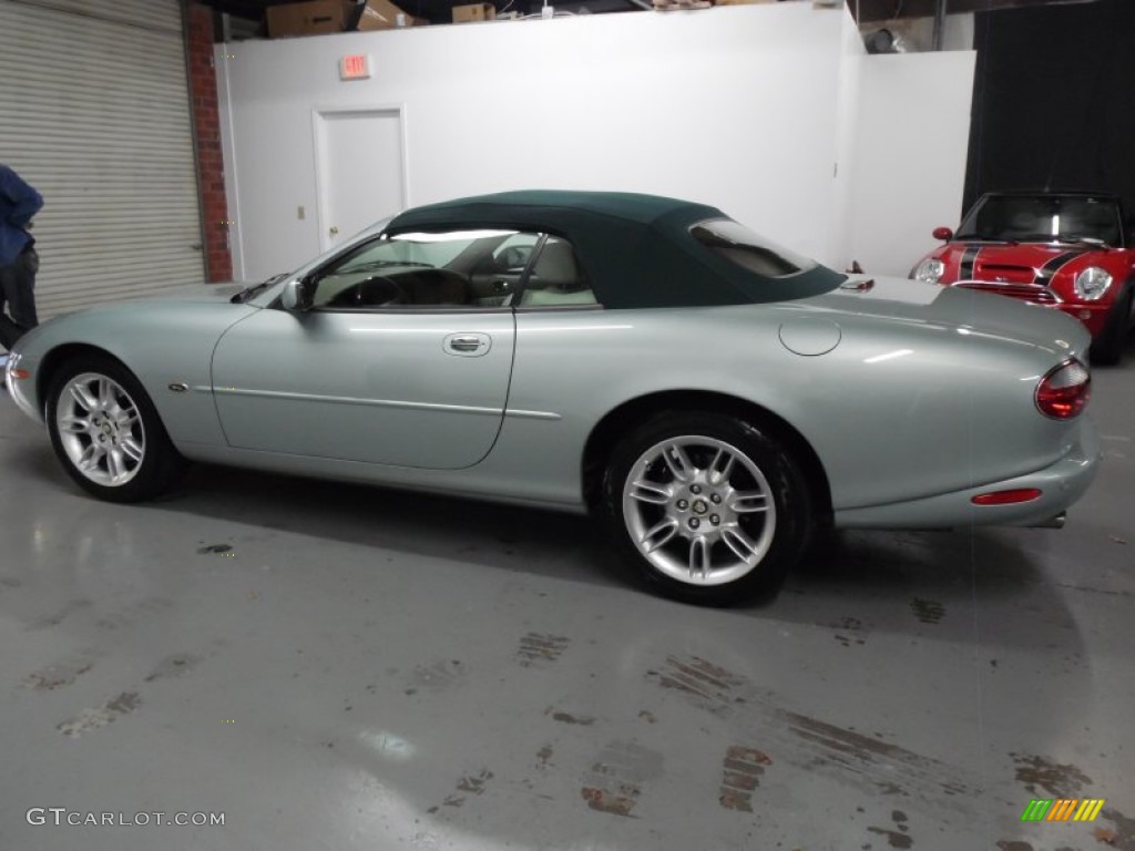 2001 XK XK8 Convertible - Seafrost Pearl / Ivory photo #40