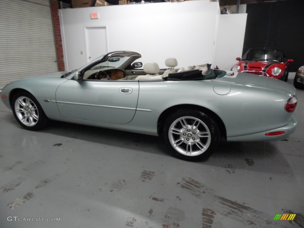 2001 XK XK8 Convertible - Seafrost Pearl / Ivory photo #41