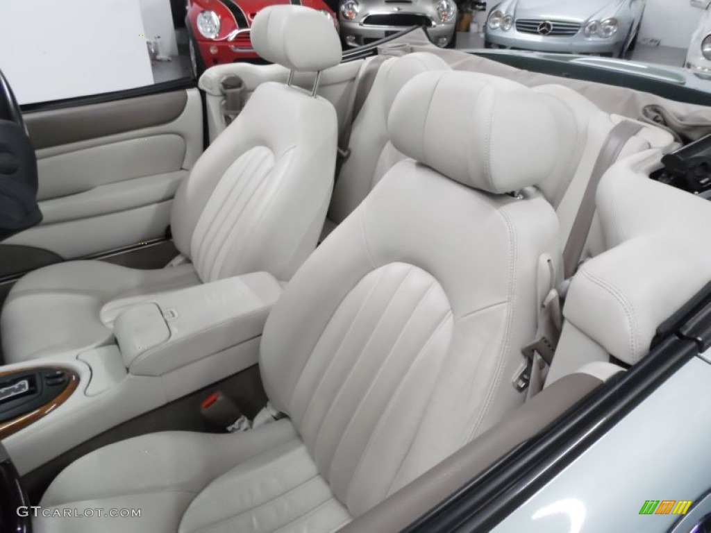 2001 XK XK8 Convertible - Seafrost Pearl / Ivory photo #54