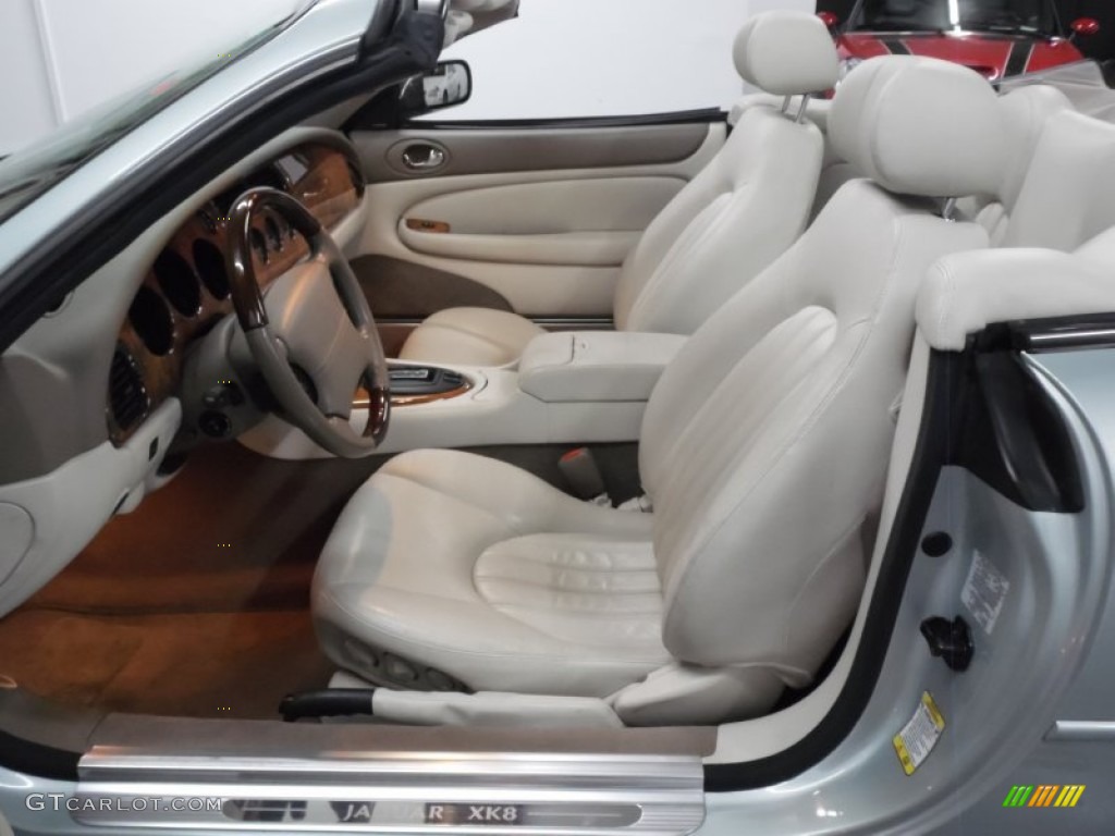 2001 XK XK8 Convertible - Seafrost Pearl / Ivory photo #58