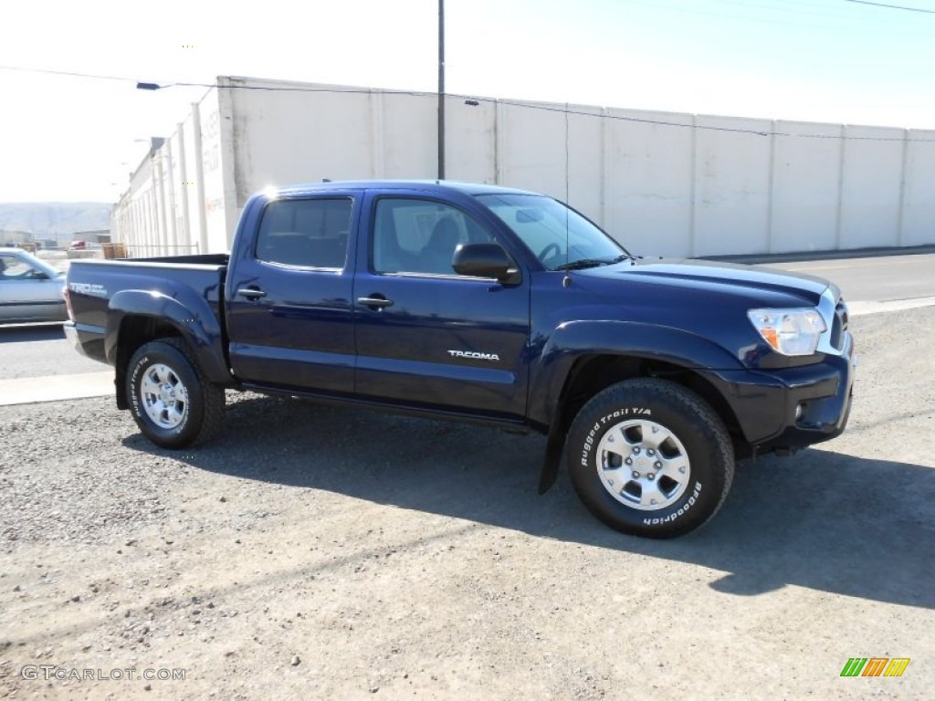 2012 Tacoma V6 TRD Double Cab 4x4 - Nautical Blue Metallic / Graphite photo #4