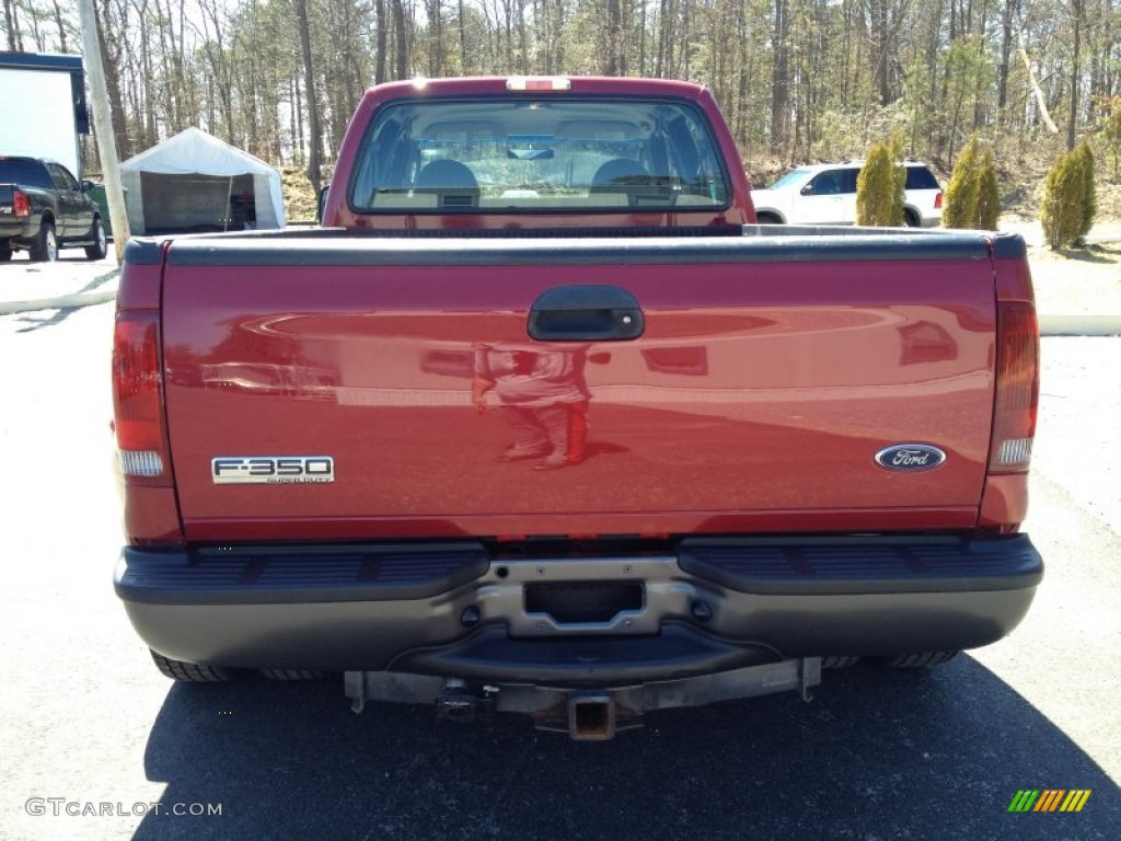 2007 F350 Super Duty XL Crew Cab 4x4 Dually - Dark Toreador Red Metallic / Medium Flint photo #14