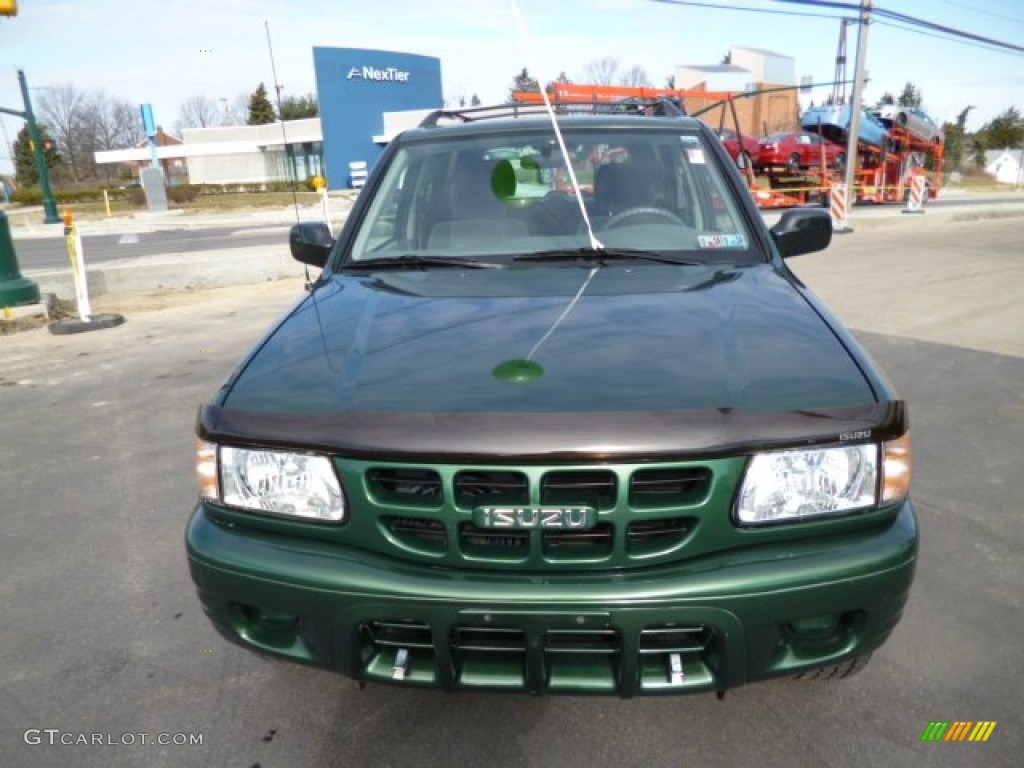 2001 Rodeo LS 4WD - Garden Green Mica / Gray photo #2