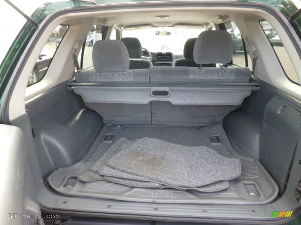 2001 Rodeo LS 4WD - Garden Green Mica / Gray photo #13