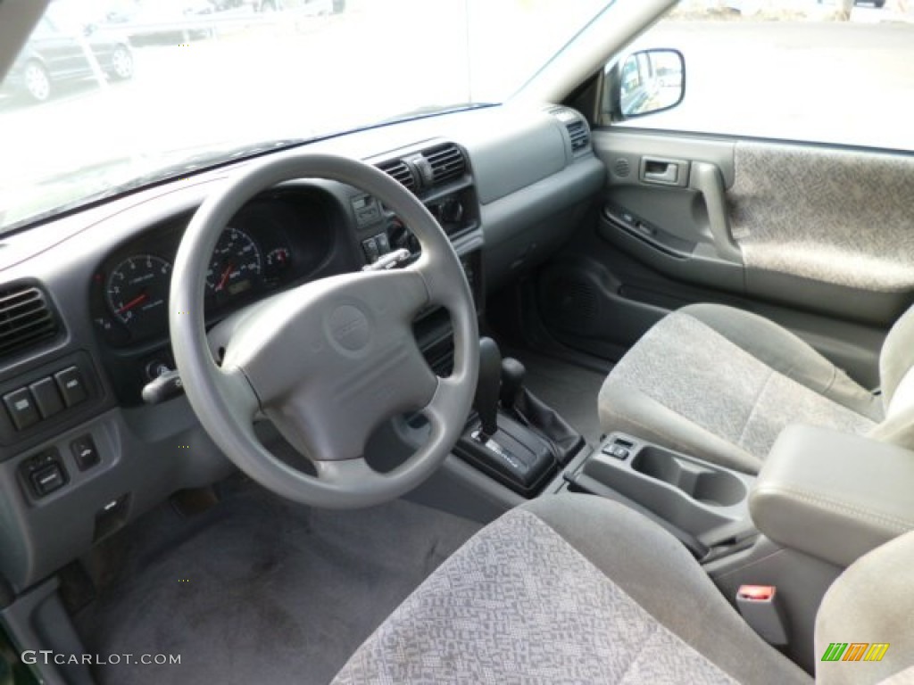 2001 Rodeo LS 4WD - Garden Green Mica / Gray photo #17