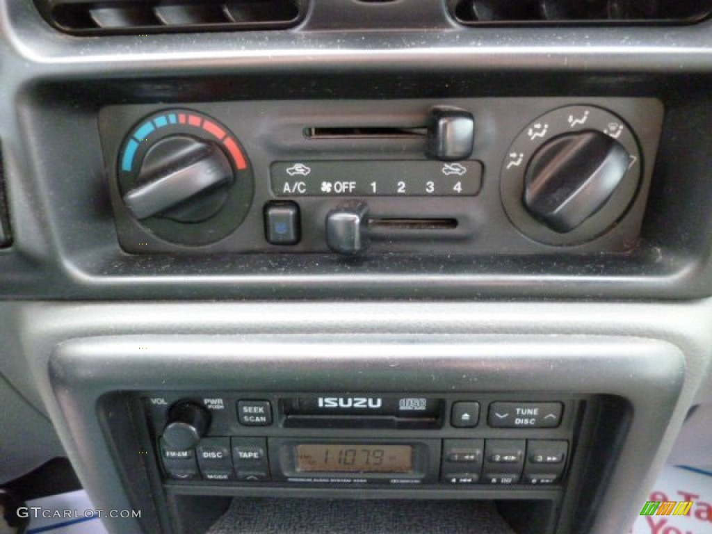 2001 Rodeo LS 4WD - Garden Green Mica / Gray photo #19